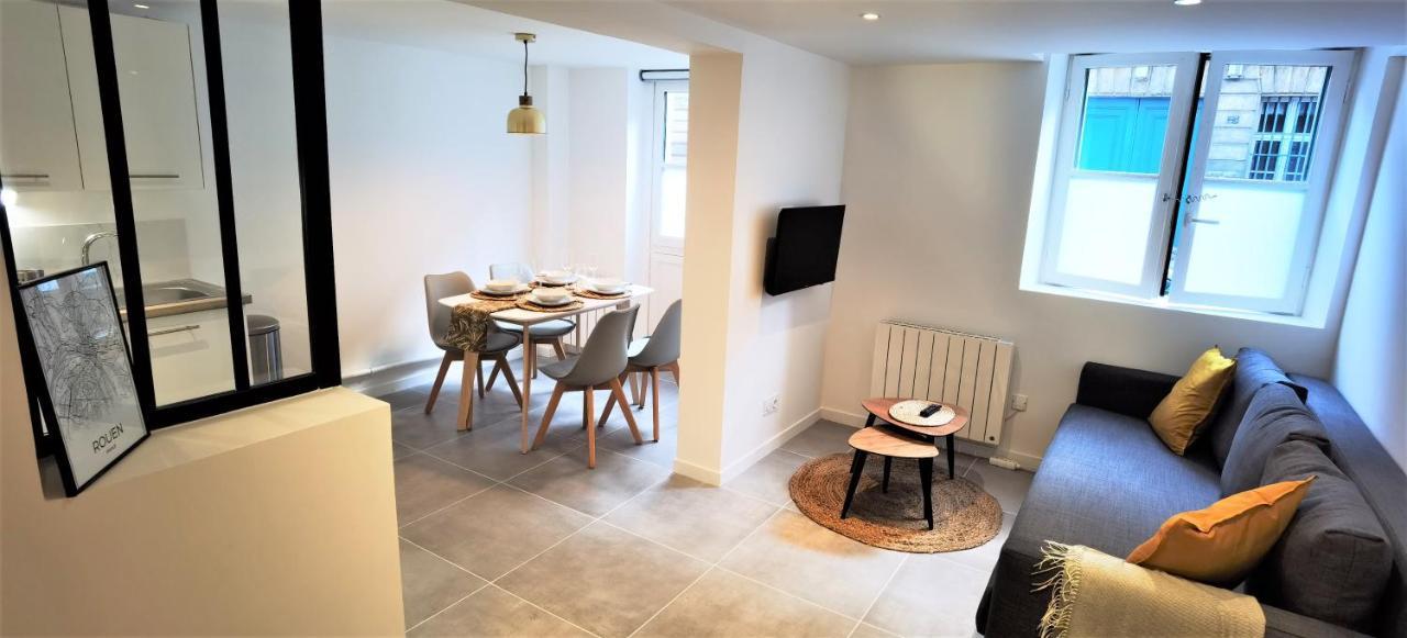 Le Palm ✧ Duplex Centre Historique Rouen Apartment Luaran gambar