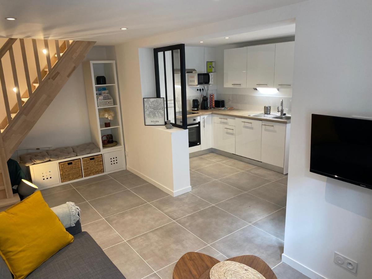 Le Palm ✧ Duplex Centre Historique Rouen Apartment Luaran gambar