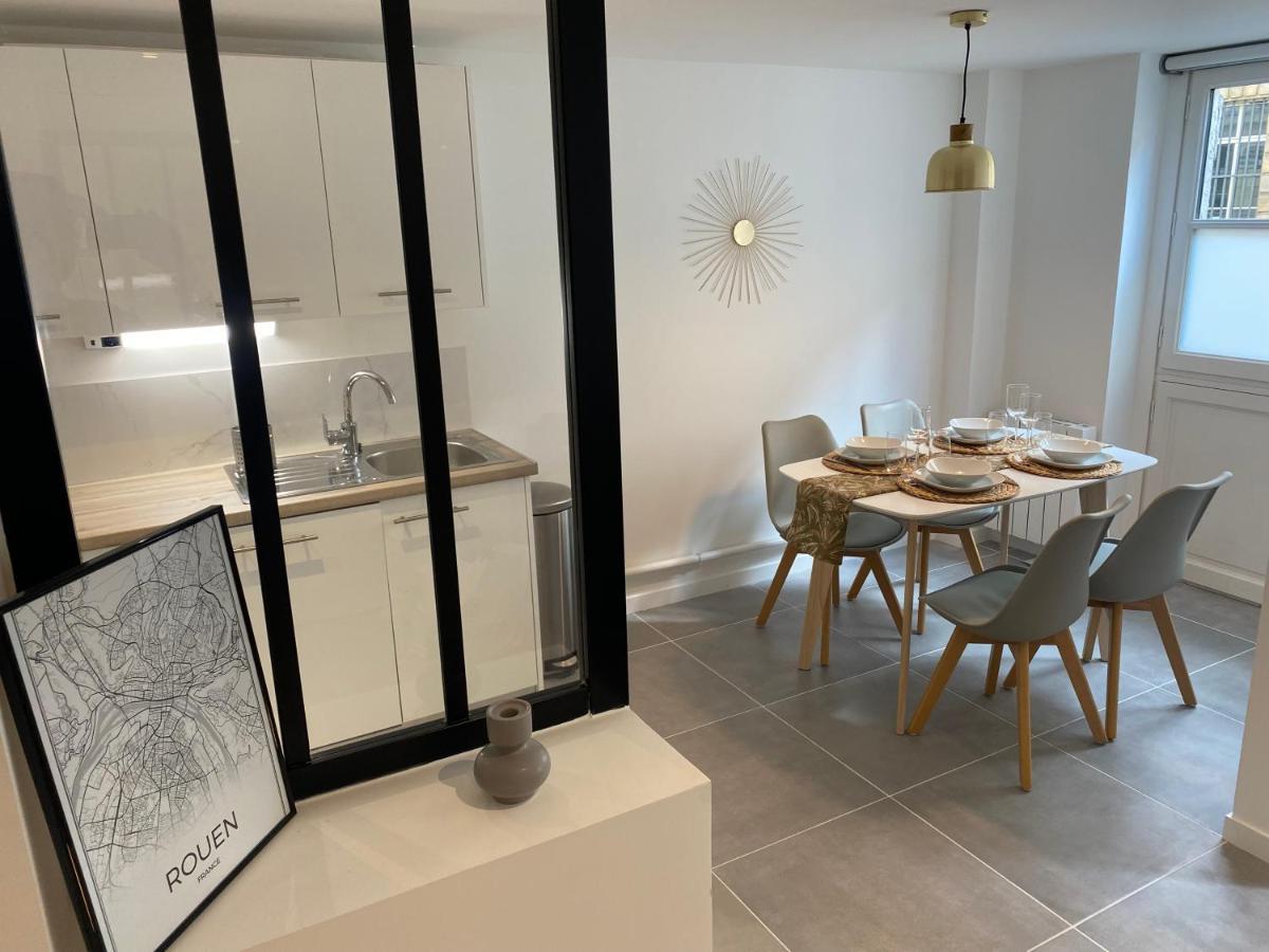 Le Palm ✧ Duplex Centre Historique Rouen Apartment Luaran gambar